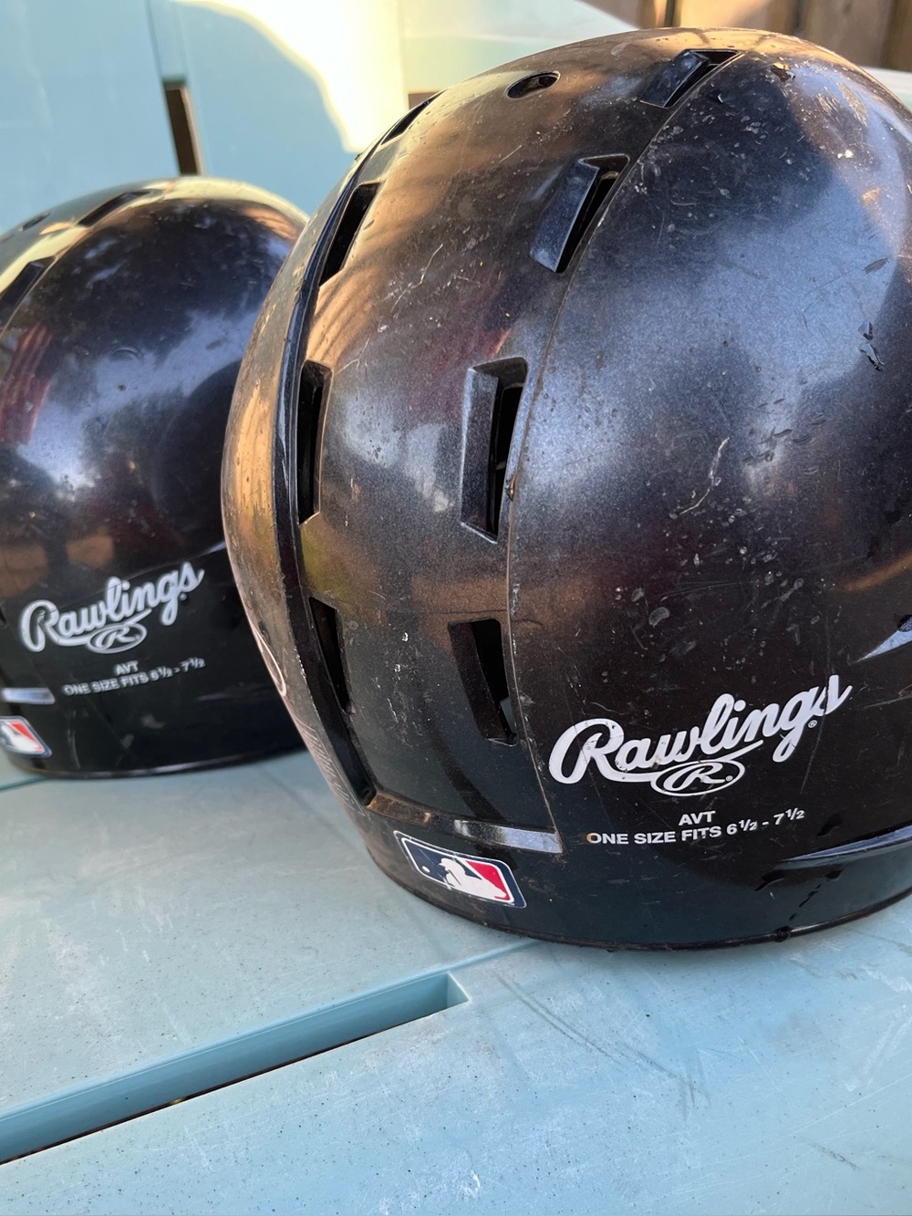 Rawlings AVT Batting Helmet with Face Mask One Size Fits 6 1/2 - 7 1/2 Black Se